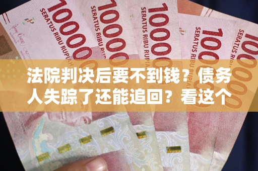 武汉法院判决后要不到钱？债务人失踪了还能追回？看这个方法！