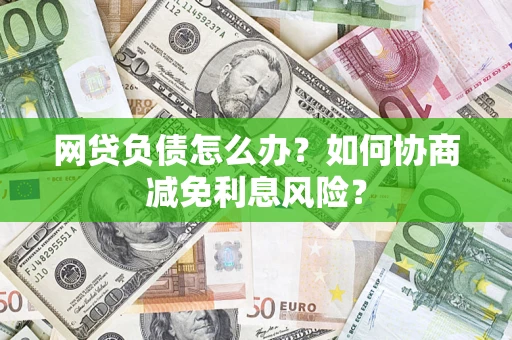武汉网贷负债怎么办？如何协商减免利息风险？