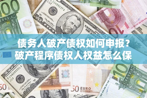 武汉债务人破产债权如何申报？破产程序债权人权益怎么保障？