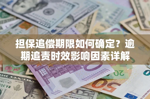 武汉担保追偿期限如何确定？逾期追责时效影响因素详解