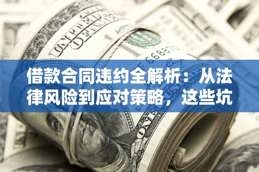 武汉借款合同违约全解析：从法律风险到应对策略，这些坑别再踩！