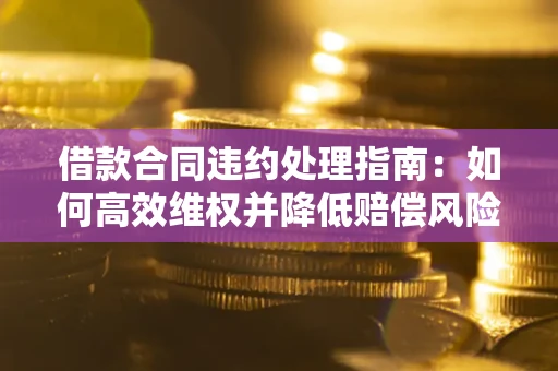 武汉借款合同违约处理指南：如何高效维权并降低赔偿风险？