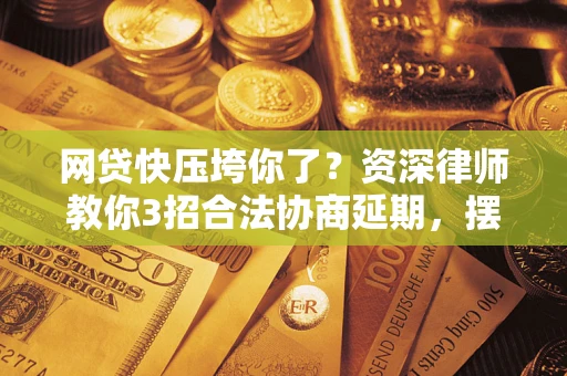 武汉网贷快压垮你了？资深律师教你3招合法协商延期，摆脱暴力催收！