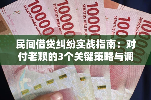 武汉民间借贷纠纷实战指南：对付老赖的3个关键策略与调解盲区解析