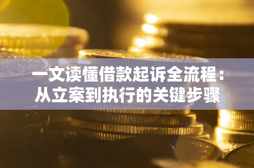 武汉一文读懂借款起诉全流程：从立案到执行的关键步骤