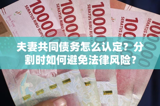 武汉夫妻共同债务怎么认定？分割时如何避免法律风险？